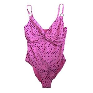 Pink Polka Dot One piece Swimsuit